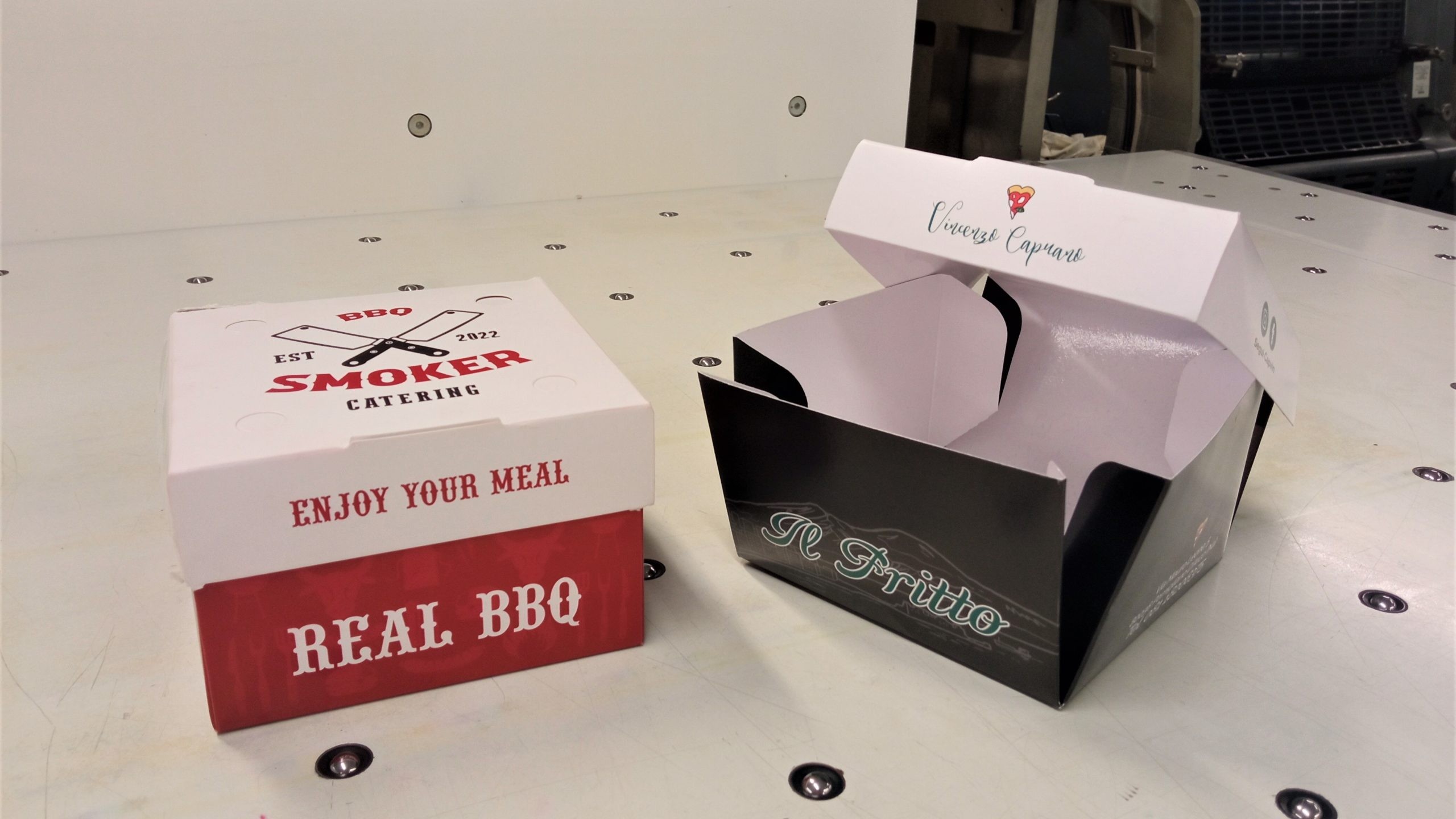 packaging in carta per carne e fritturina